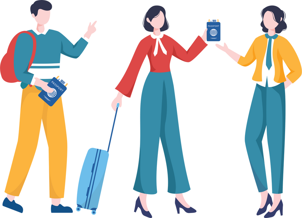 Passengers Ready to Travel.